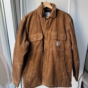 Vintage Carhartt WIP Corduroy Lined Jacket (Medium)